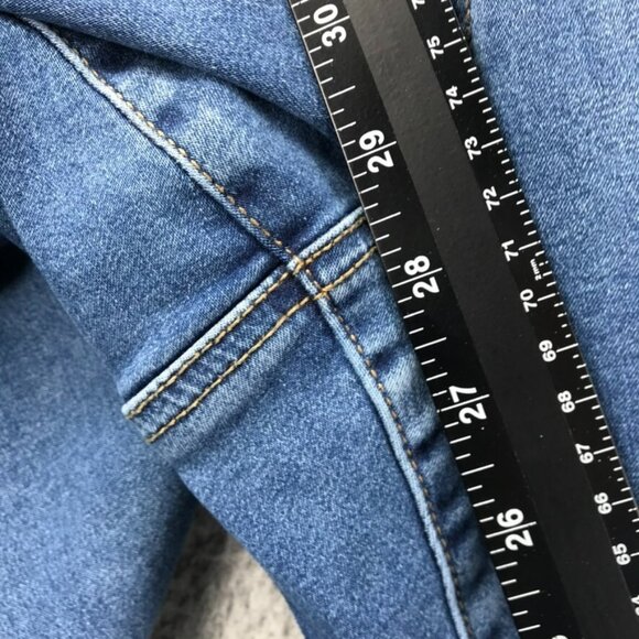 LANE BRYANT Womens Plus Size 24 Medium Wash Pull On High Rise Jegging Jeans - Picture 13 of 13